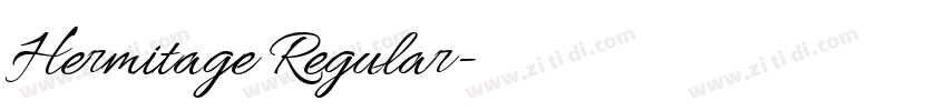 Hermitage Regular字体转换